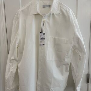 Mango White Dress Shirt for Men